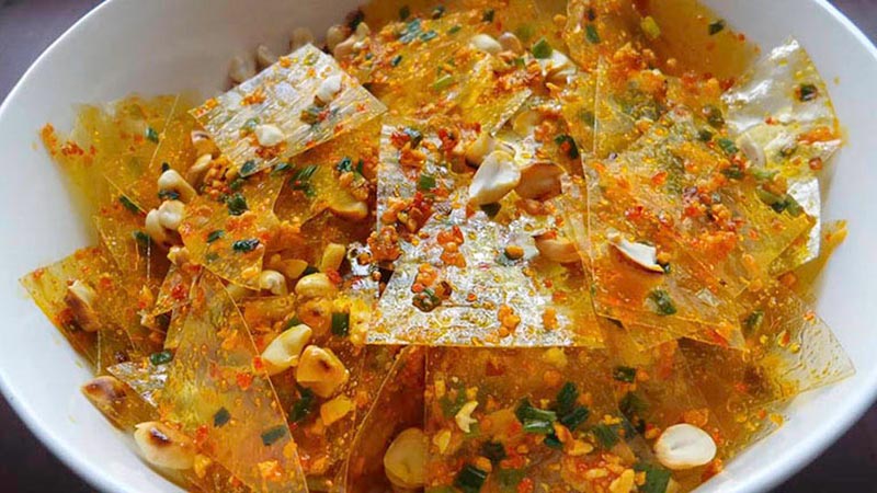 Nguyên liệu làm bánh tráng sa tế tỏi ớt