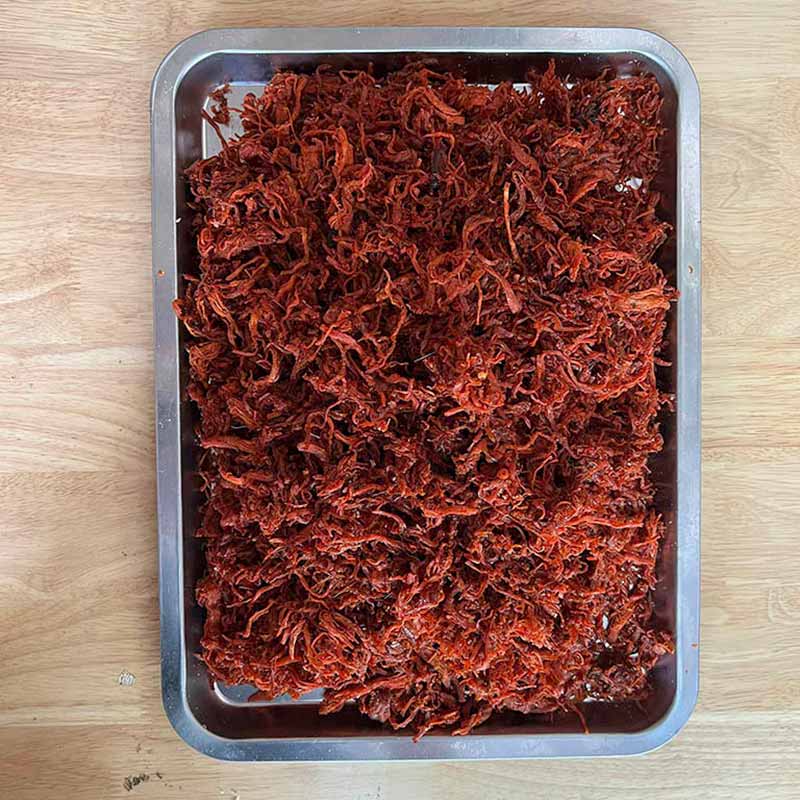 nguyên liệu bánh tráng trộn khô bò