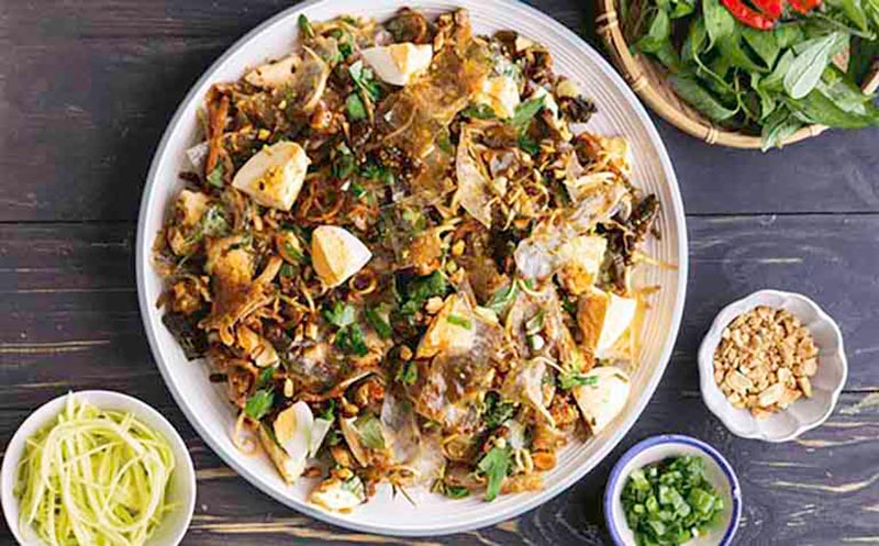 Nguyên liệu làm bánh tráng trộn me