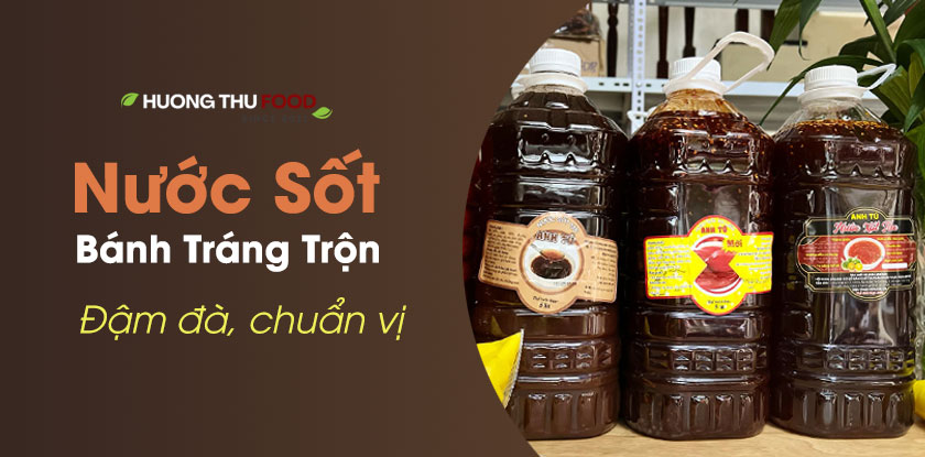 Nước sốt bánh tráng trộn ngon đậm vị